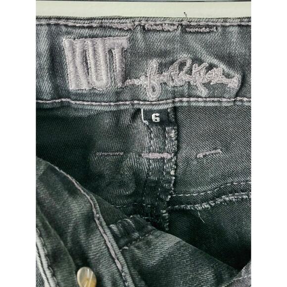 Kut From The Kloth Black Skinny Stretch Jeans Size 6 A0024 - Picture 3 of 7